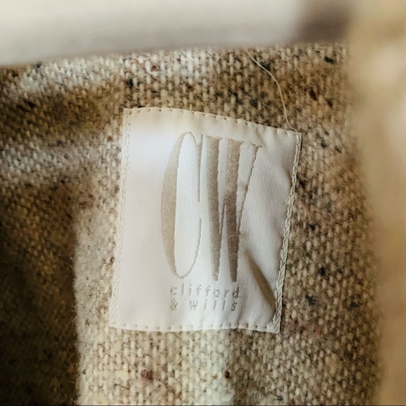 Clifford & Wills Poncho/Cape with Tie Scarf & Fringe - Picture 12 of 12